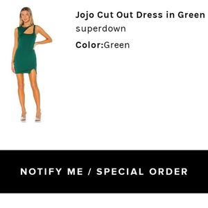 Superdown Jojo cutout mini dress